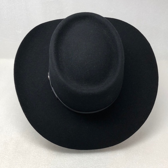 Master Hatters Of Texas Western Cowboy Hat In Black Quality Beaver Blend Felt - Picture 16 of 16